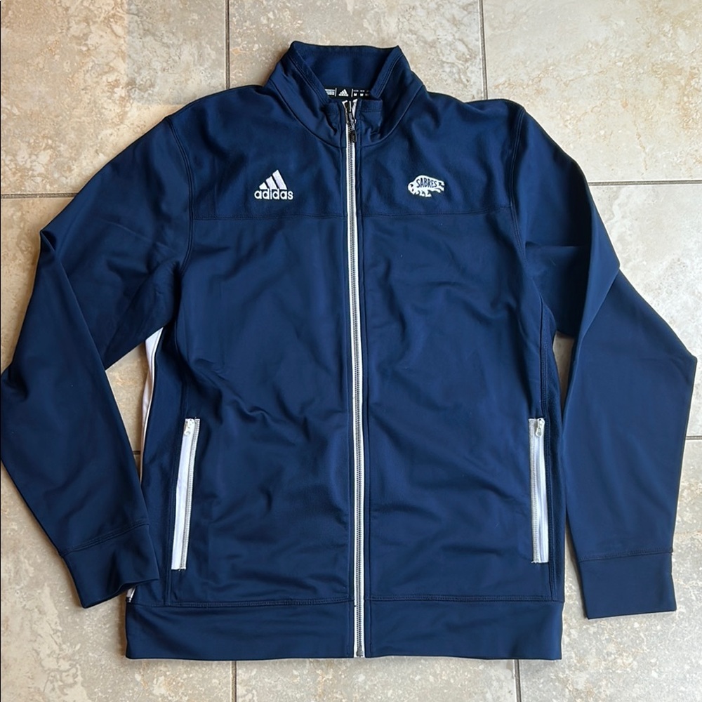 Adidas Men's Blue Jacket w/ Sabres logo